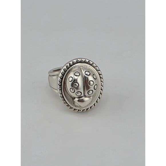 BARRY KIESELSTEIN CORD STERLING SILVER 925 LADYBUG RING SIZE 6 - Picture 8 of 16